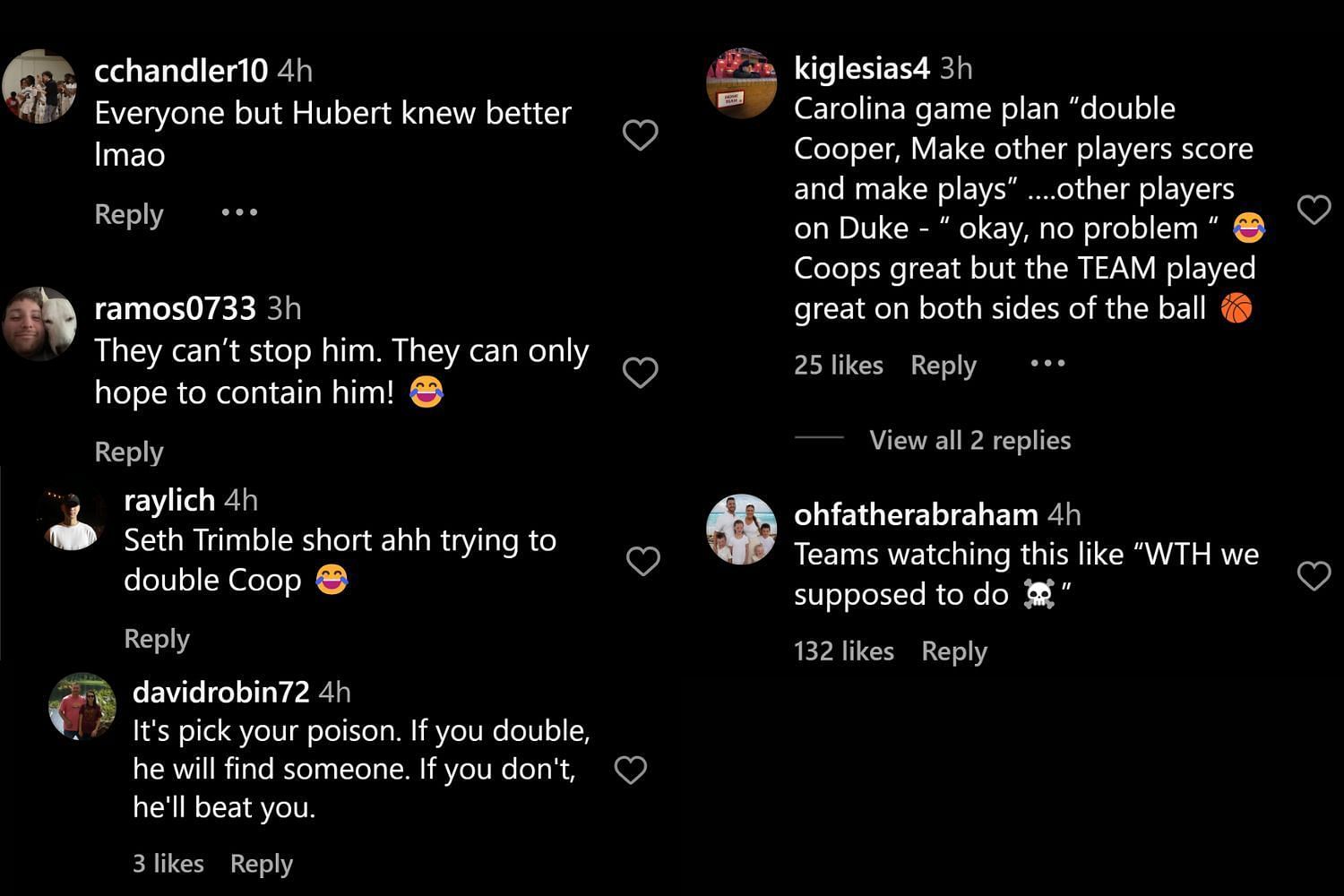 Fans commented on Instagram (@dukembb/IG)