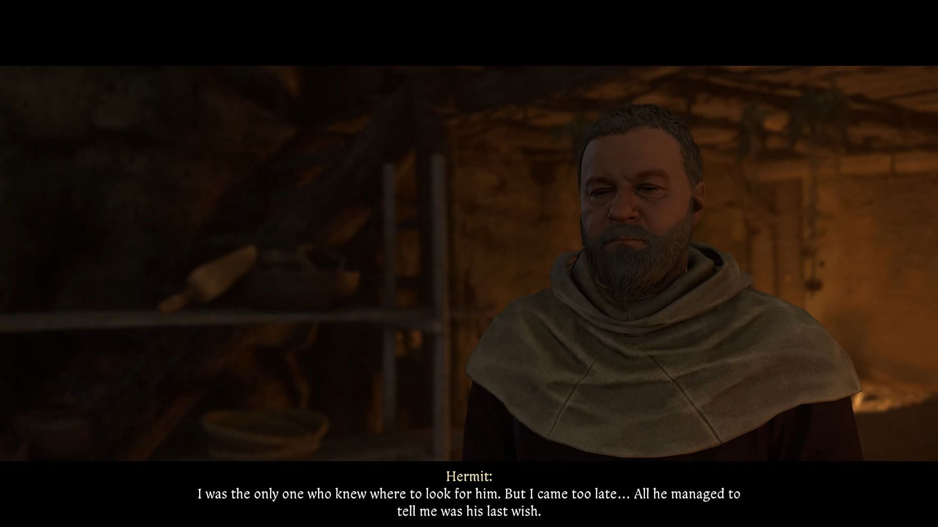 Talk to Hermit to get this side quest (Image via Deep Silver)