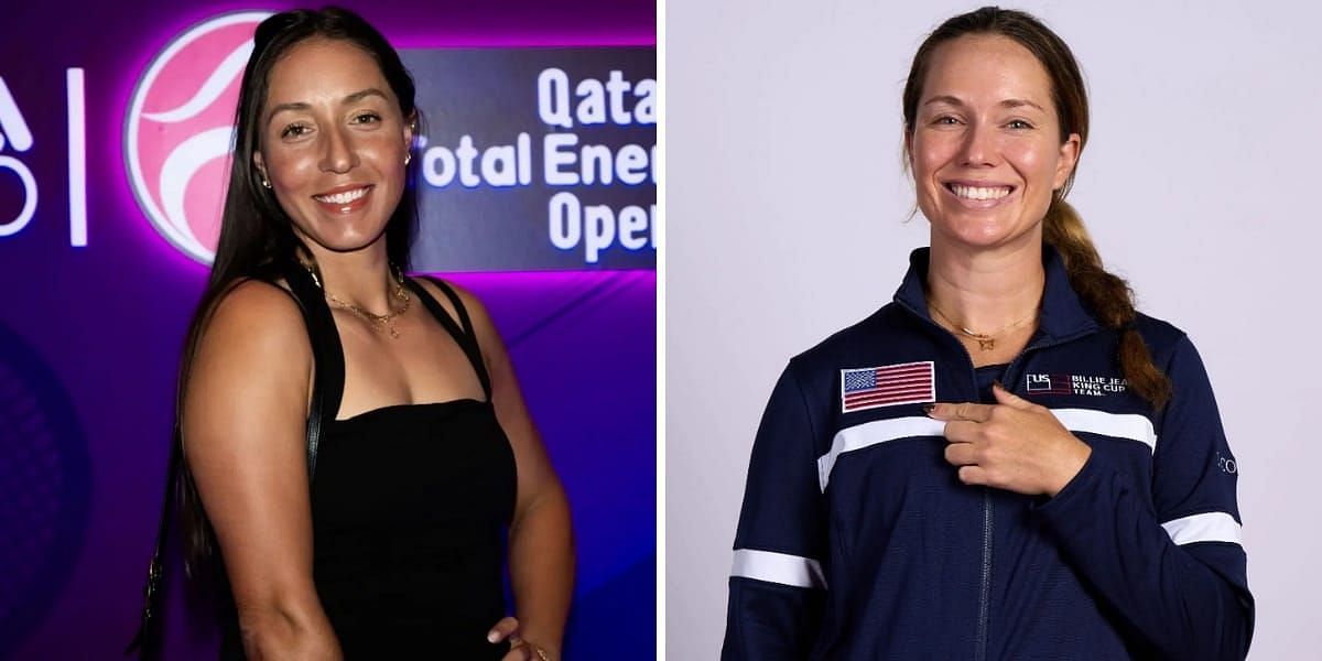 Jessica Pegula (L) &amp; Danielle Collins (R) (Source - GETTY)