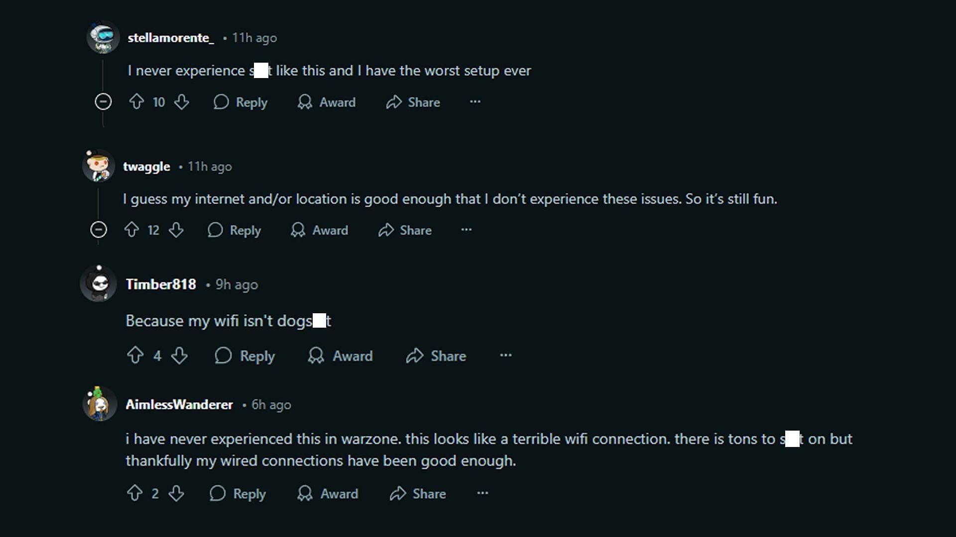 Reddit users react to the current state of Warzone (Images via Reddit)