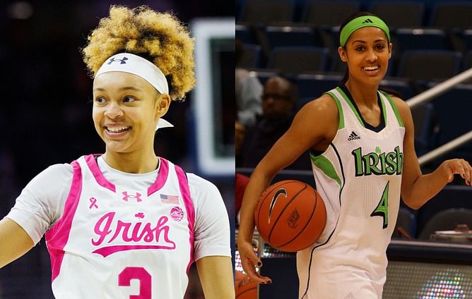 Hannah Hidalgo joins elite list in Notre Dame history with WNBA star Skylar Diggins-Smith