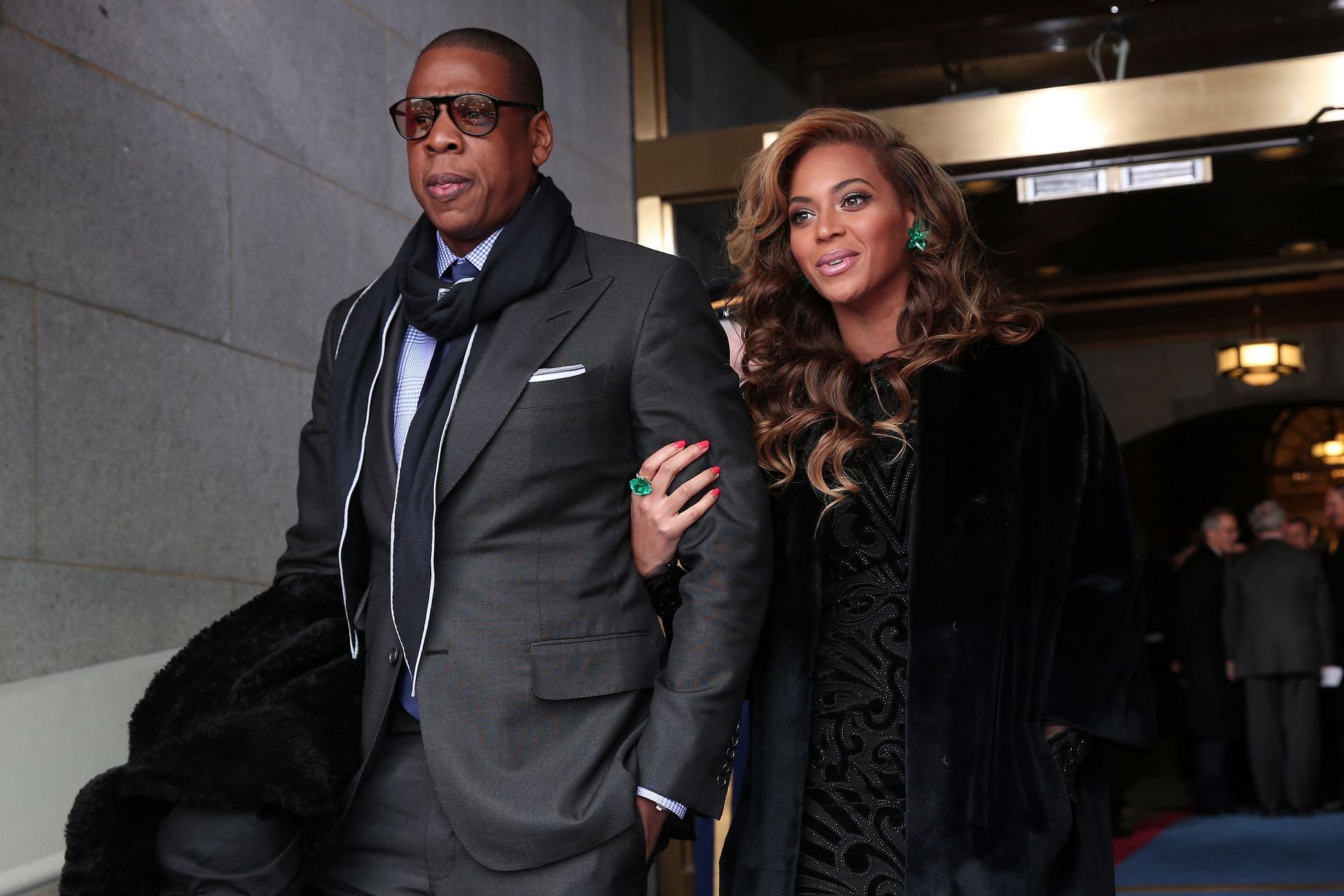 Jay-Z attends Barack Obama Sworn In As U.S. President For A Second Term (Image via Getty)