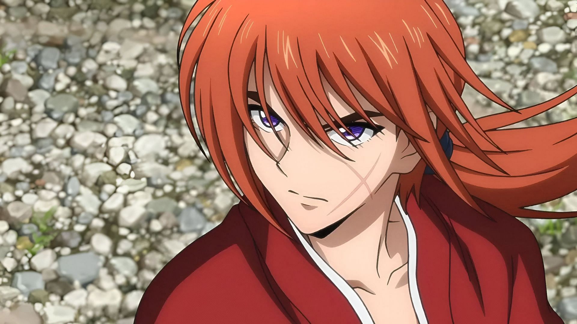 One of the anime characters with scars, Kenshin Himura (Image via Studio Deen)