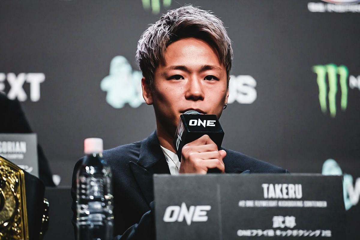 Takeru Segawa beams with pride at ONE 172 fight card. | [Photo from: ONE Championship]