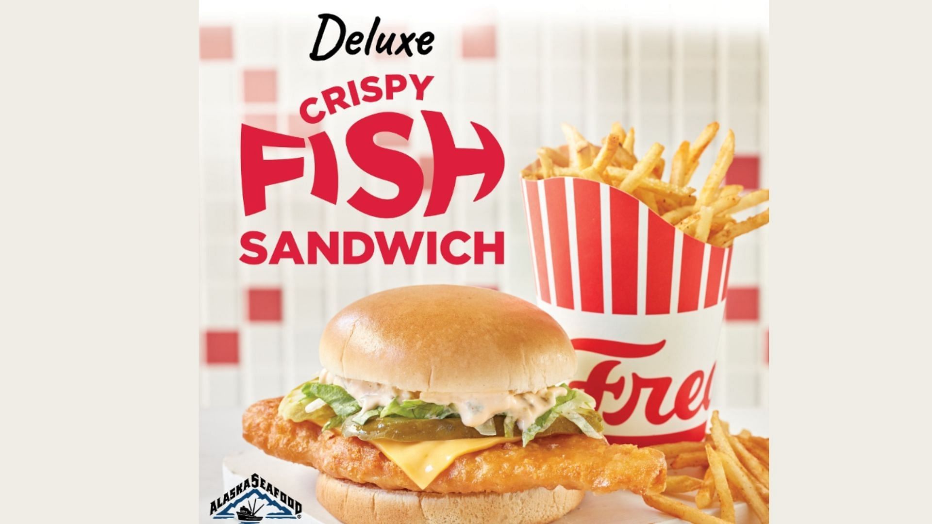 Deluxe Crispy Fish Sandwich by Freddy