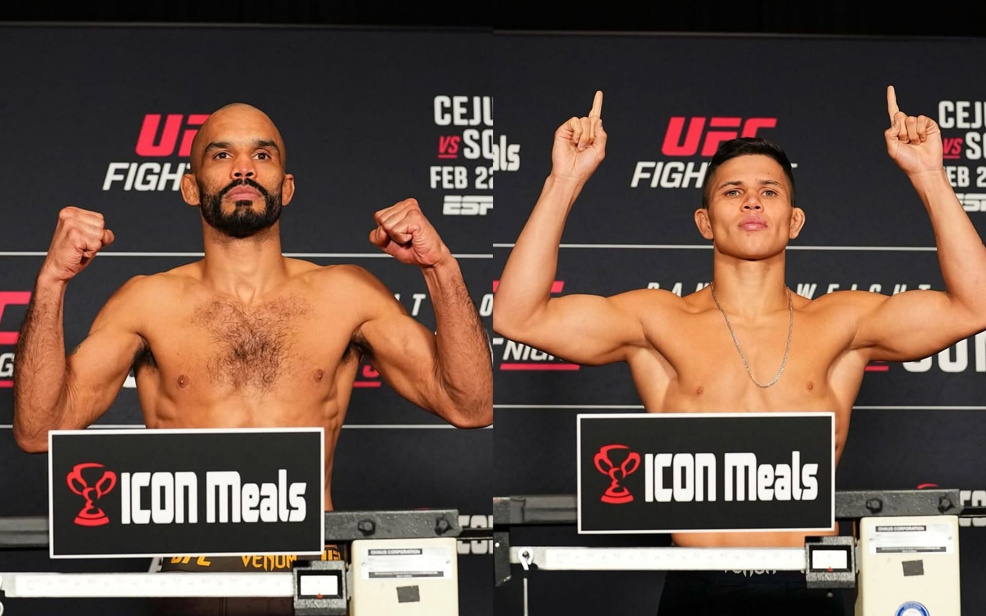 Rob Font (left) will take on Jean Matsumoto (right) on the main card of UFC Seattle. [Images courtesy: @ufc and @jeanmatsumoto on Instagram]