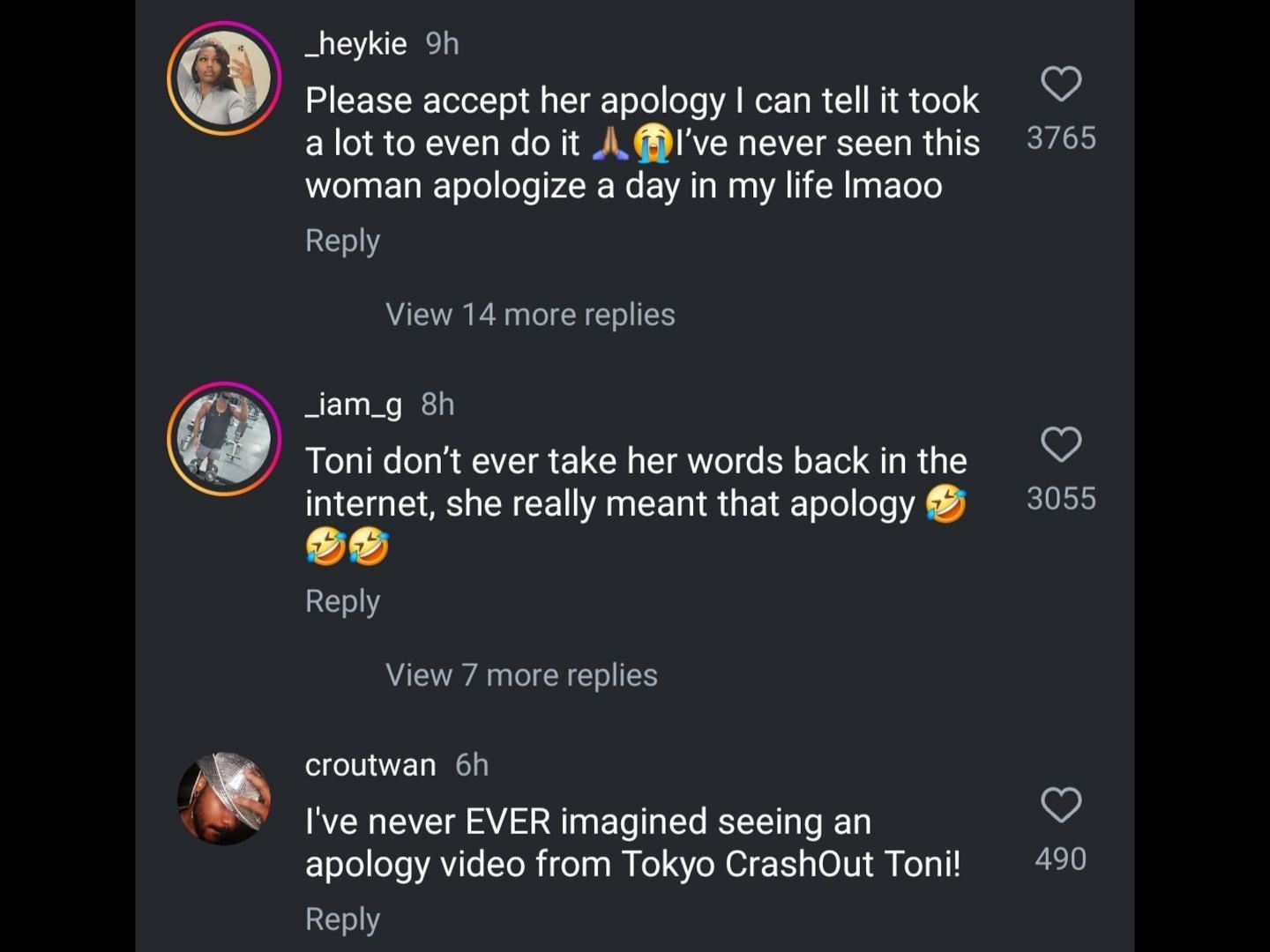 Internet reacts as Tokyo apologizes to GloRilla for her previous remarks. (Image via Instagram/The Shade Room)