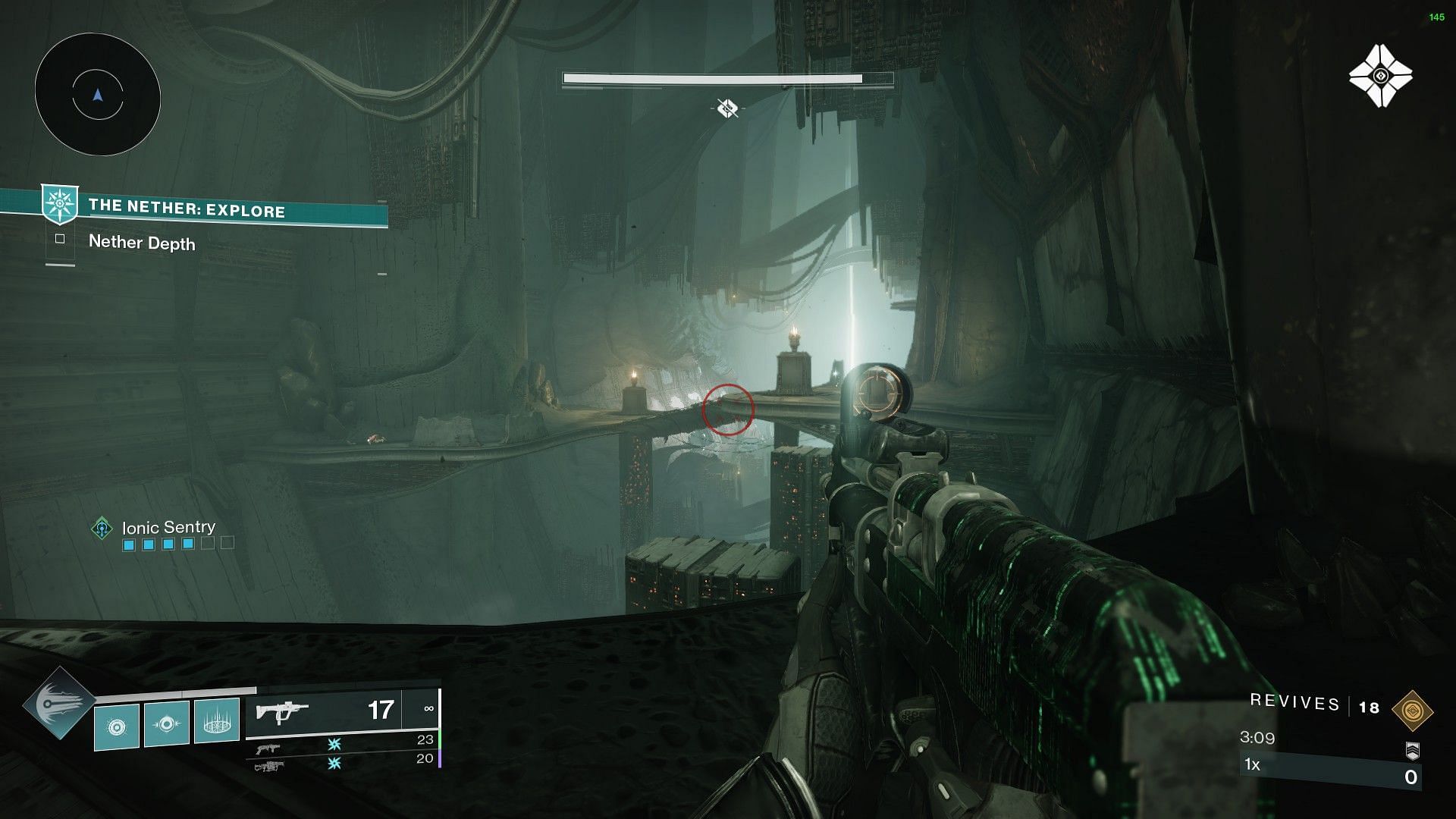 The location on the right from the middle platform (Image via Bungie)