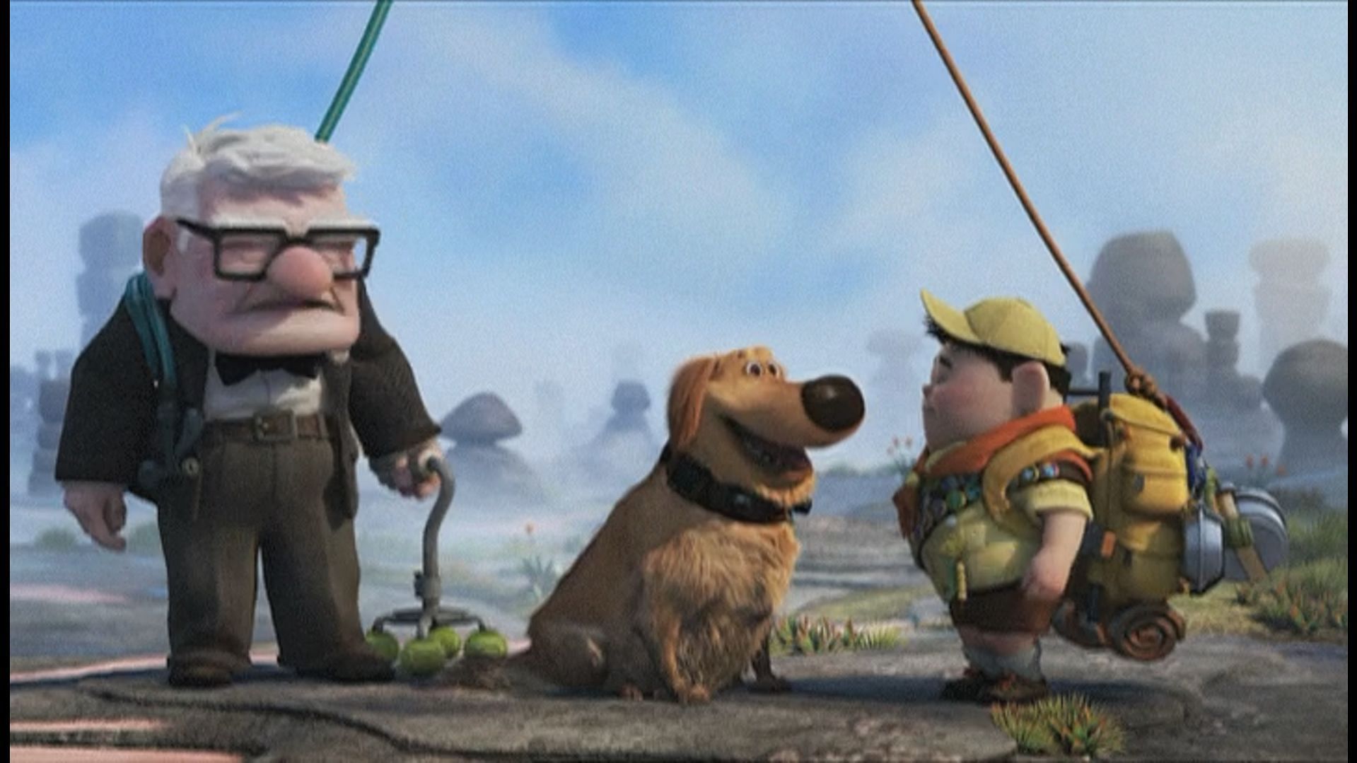 A still from Up with all the main characters (Image via Apple TV)