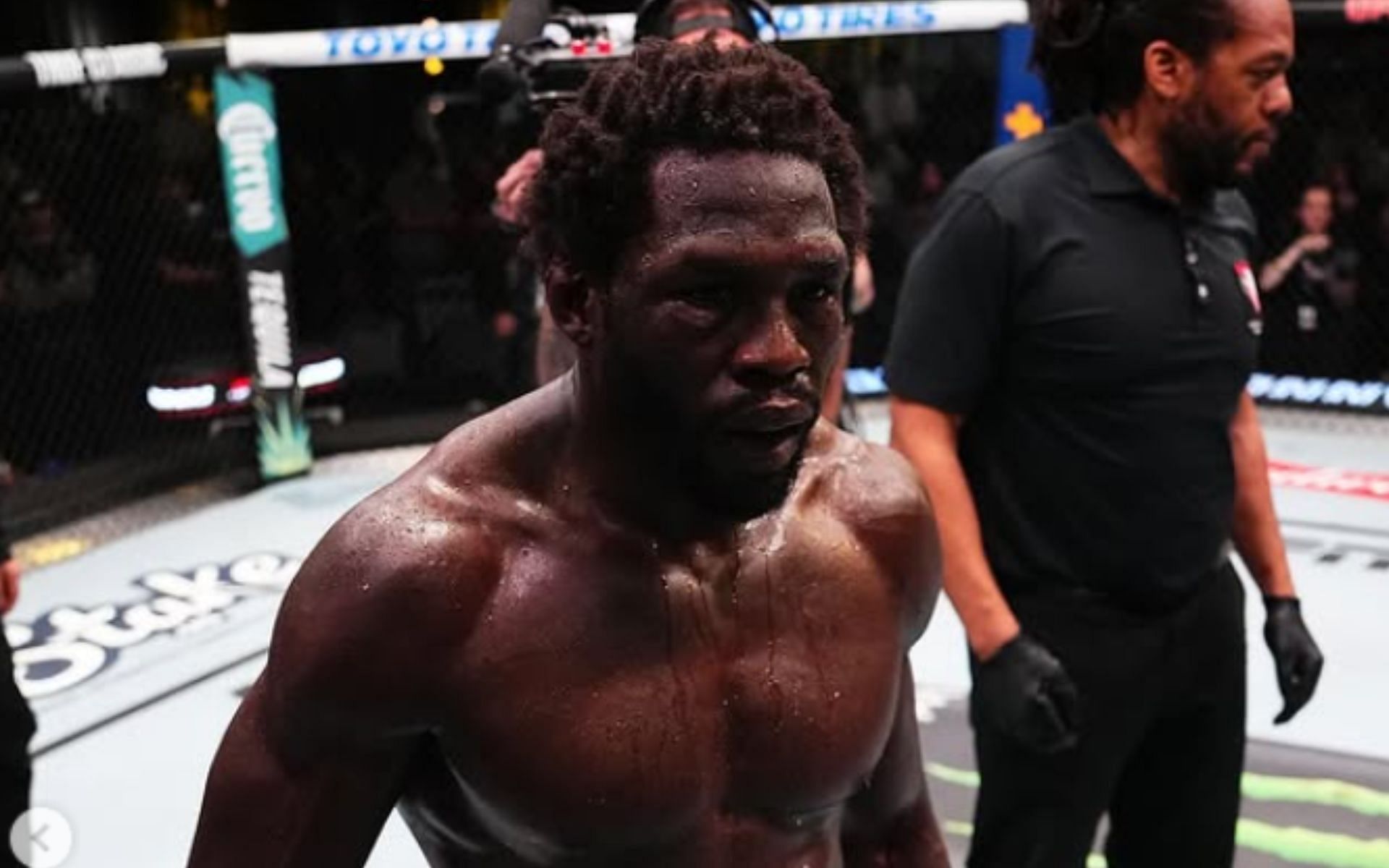 Jared Cannonier got back in the win column with his UFC Vegas 102 triumph. [Image courtesy: @ufc on Instagram]