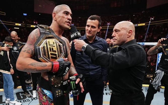 Throwback: Revisiting Joe Rogan's favorite post-fight interview instance featuring Alex Pereira's lowest moment in the UFC