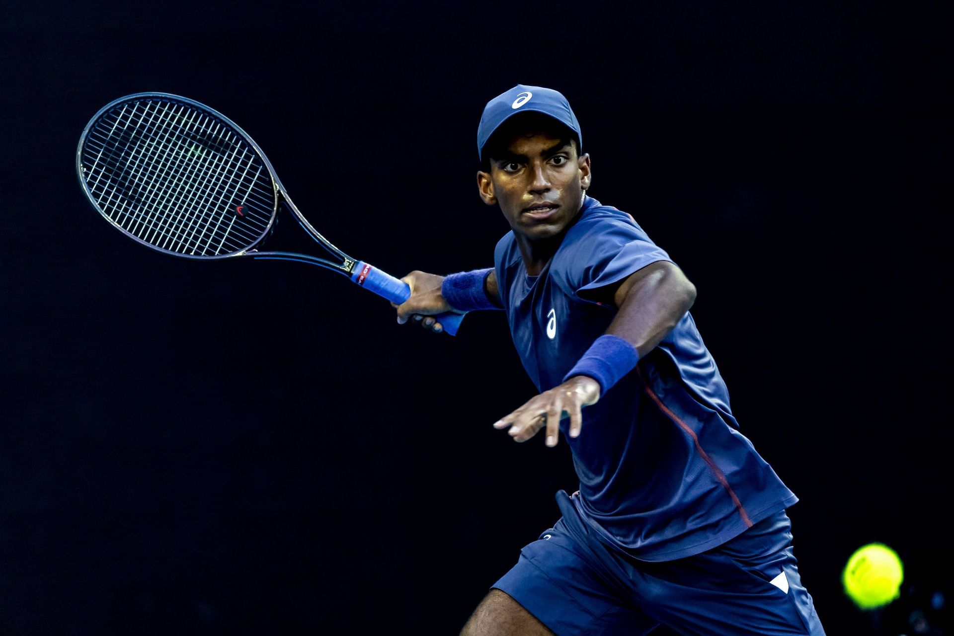 Nishesh Basavareddy at the Australian Open 2025. (Photo: Getty)