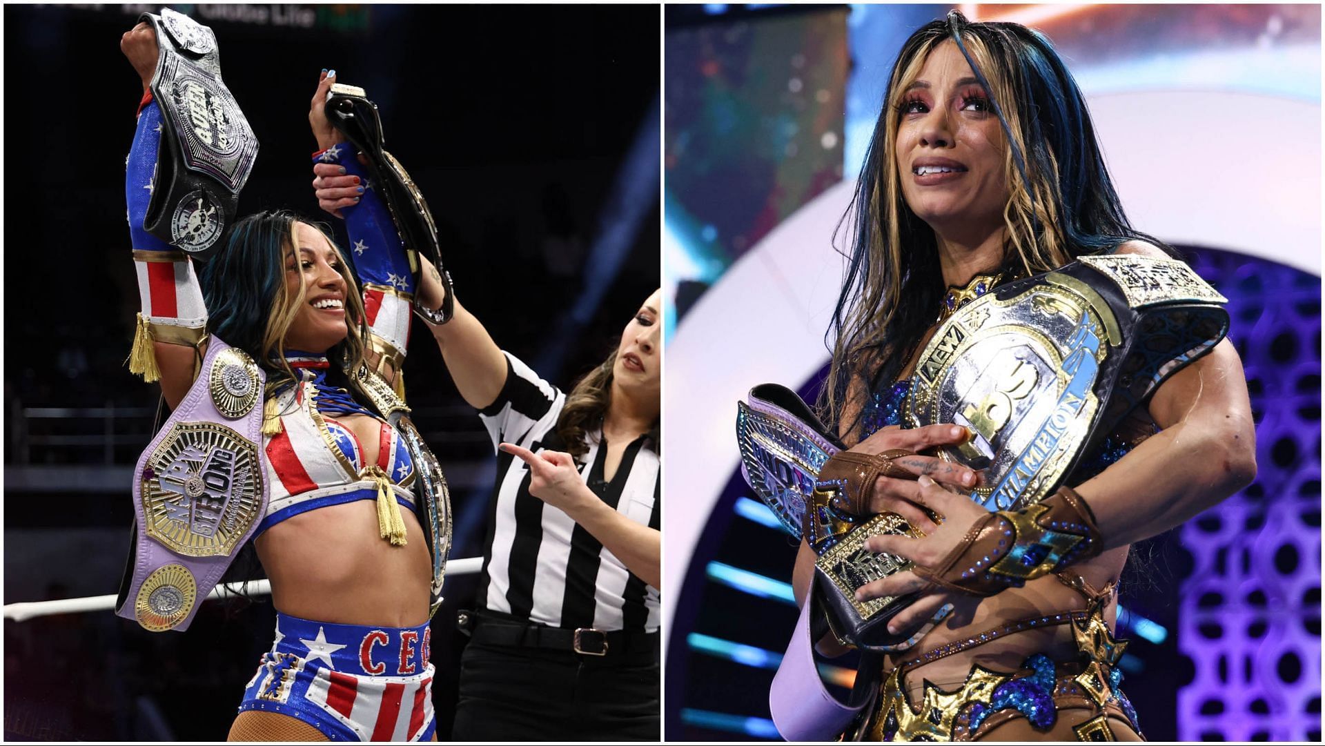 Mercedes Mon&eacute; wins at AEW Dynamite and Worlds End