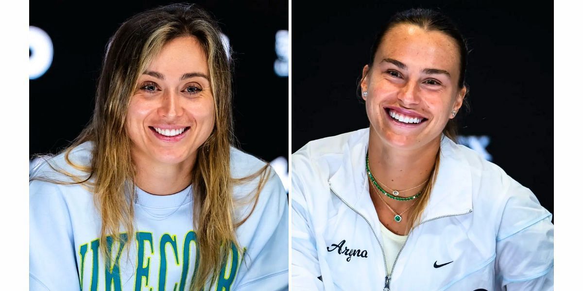 Paula Badosa (L) and Aryna Sabalenka (R) (Image Source: Getty)