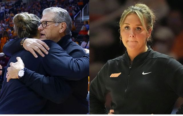 Kim Caldwell: WATCH: Geno Auriemma and Kim Caldwell exchange warm embrace  before UConn vs Tennessee clash