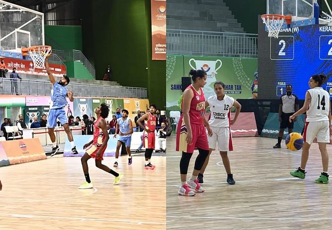 National Games 2025: Madhya Pradesh and Telangana clinch men’s and women’s basketball 3x3 gold medals