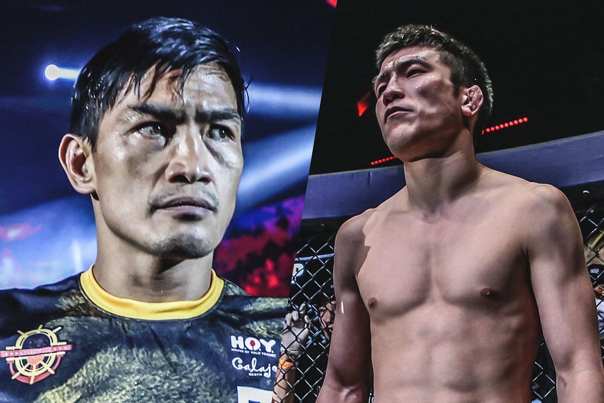 Eduard Folayang and Shinya Aoki - Photo by ONE Championship