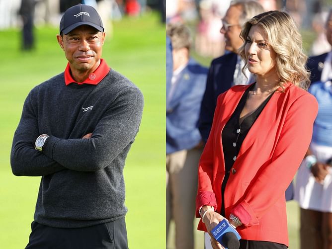 Amanda Balionis acknowledges ‘host’ Tiger Woods while recapping an eventful Genesis Invitational