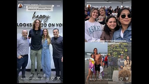 Screenshots of Meghan Murphy's Instagram stories (Images from - Instagram.com/@injector_meghan)
