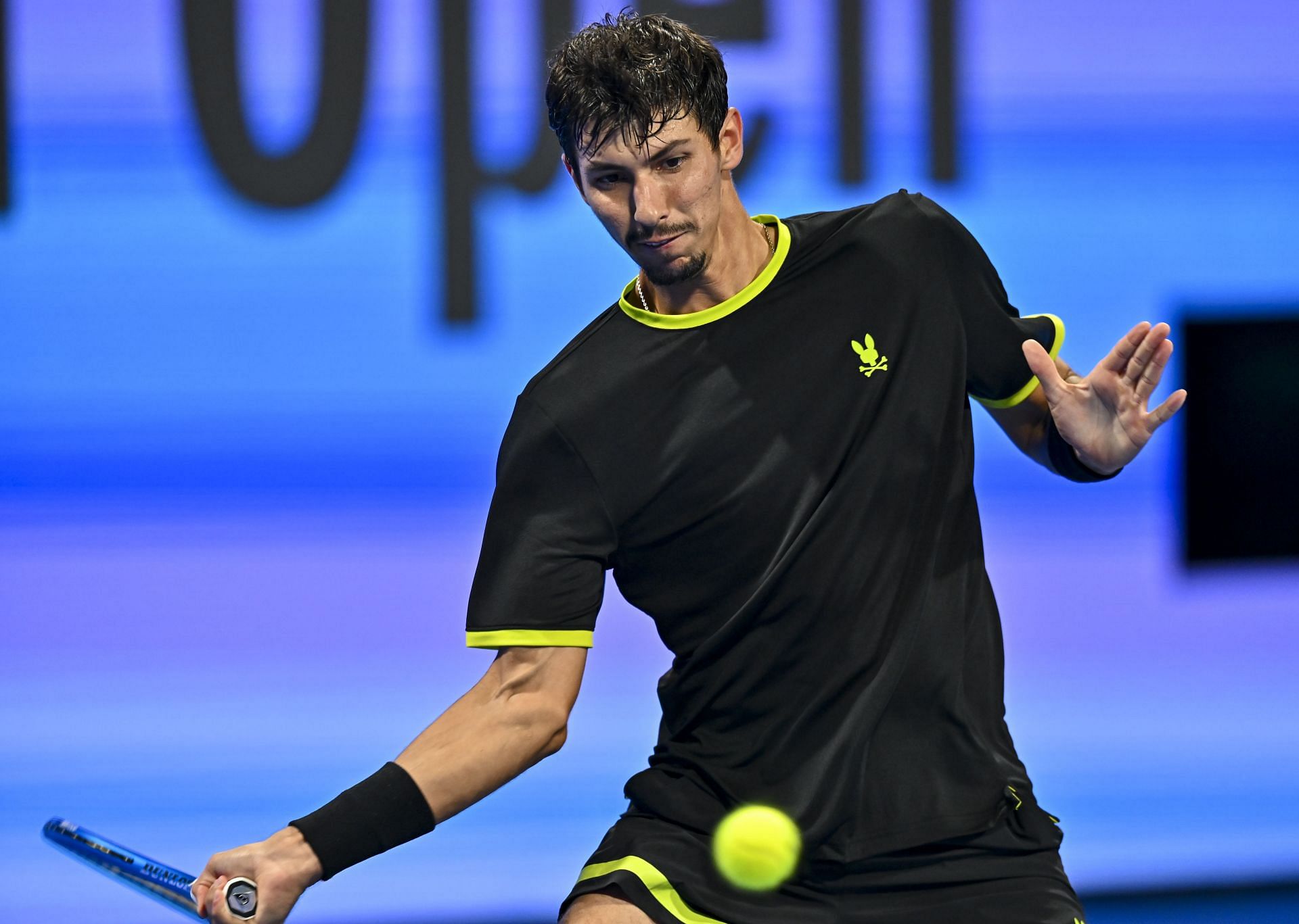 Alexei Popyrin hits a forehand | Image Source - Getty