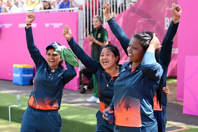 Commonwealth Games 2022 gold medal winning Lawn Bowls players secure gold in National Games 2025