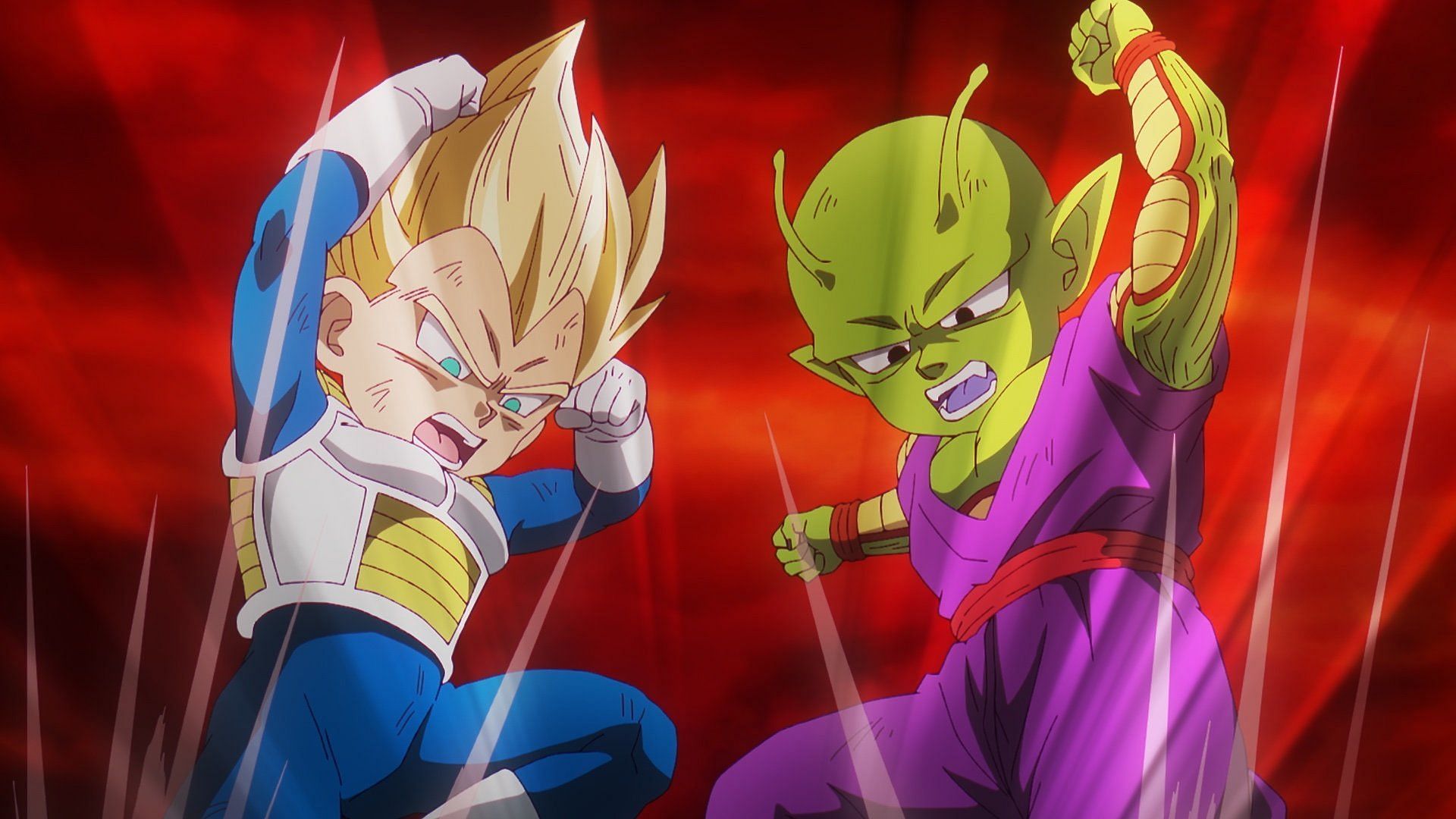 Vegeta and Piccolo in the most recent episode (Image via Toei Animation).