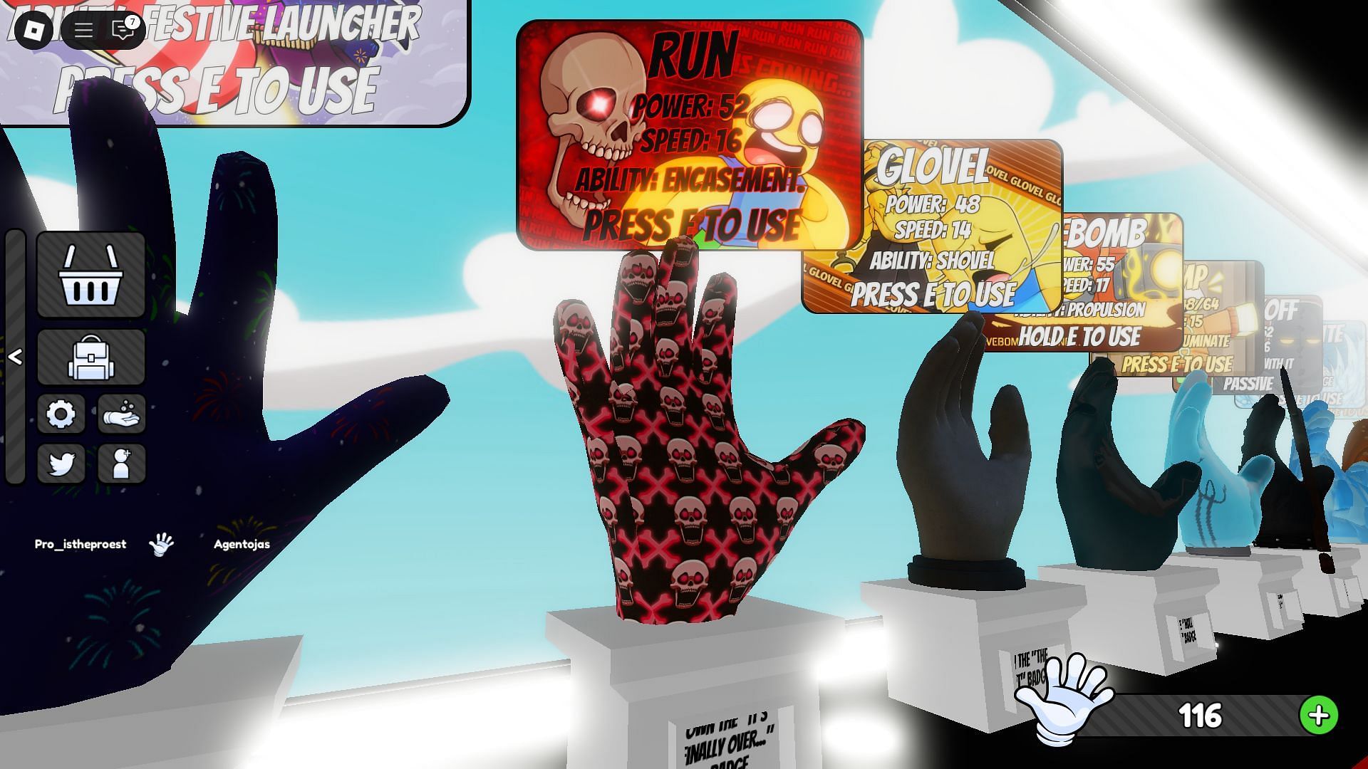 The Run Glove (Image via Roblox)