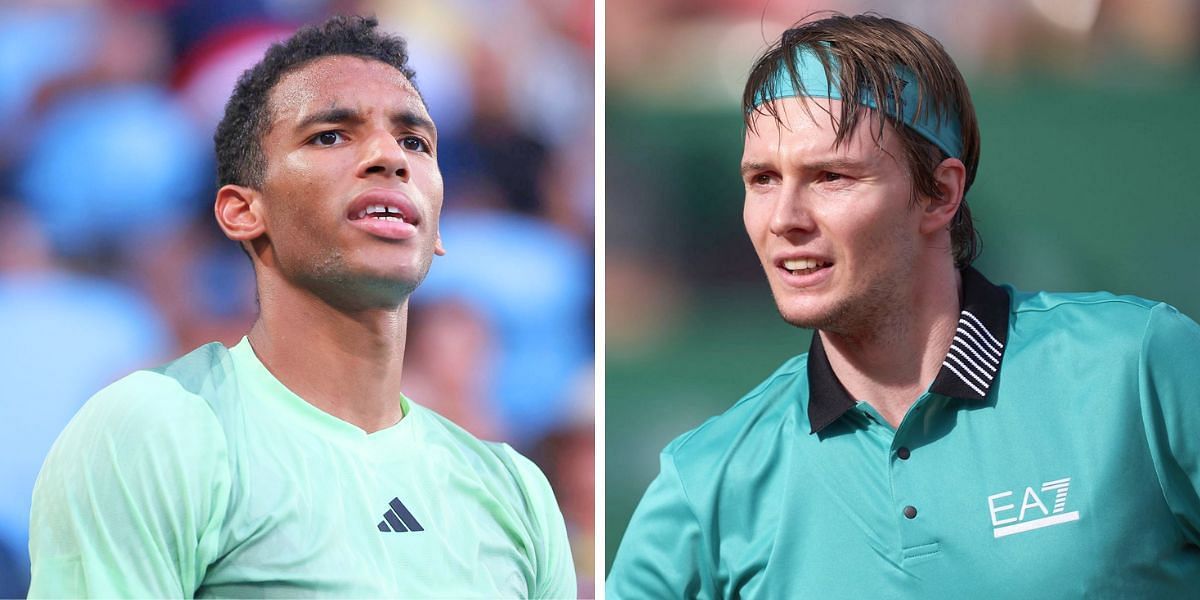 Felix Auger-Aliassime (L) &amp; Alexander Bublik (R) [Image Source: Getty Images]