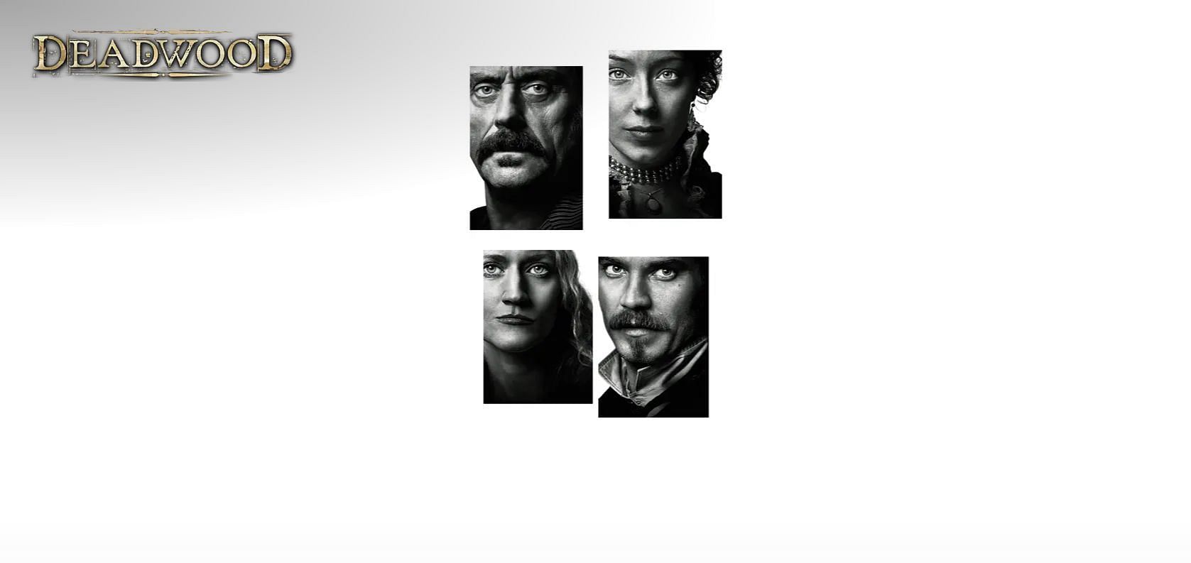 The main characters in Deadwood. (Image via Apple TV)