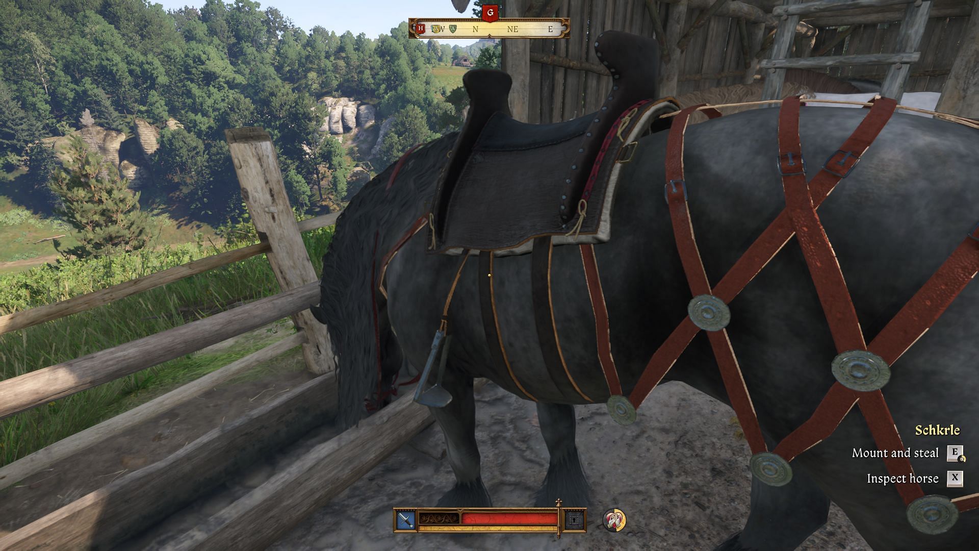 Schrkle is one of the best early horses to acquire in Kingdom Come Deliverance 2 (Image via Deep Silver)