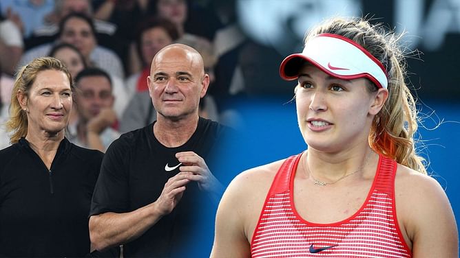 Andre Agassi and Steffi Graf ominously respond to Eugenie Bouchard's warning shot ahead of Pickleball Slam 3