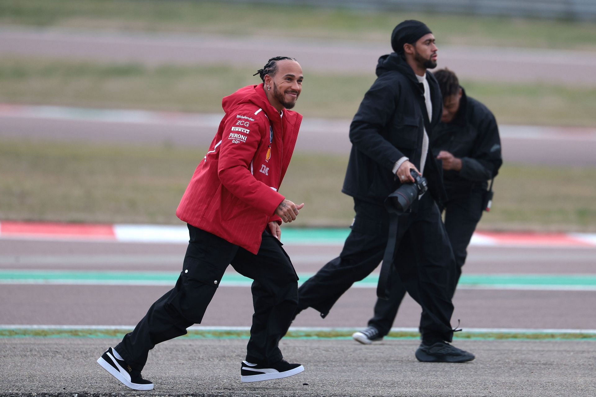 Charles Leclerc and Lewis Hamilton Test For Ferrari - Source: Getty