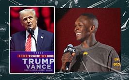 Donald Trump sent a five-word DM to Dana White about Israel Adesanya's third straight UFC loss in a row at the hands of Nassourdine Imavov