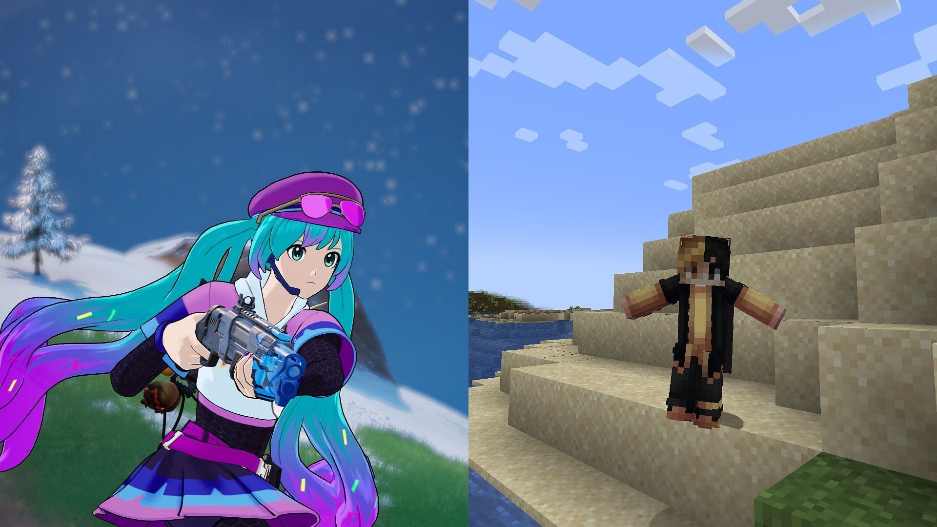 Fortnite vs Minecraft 