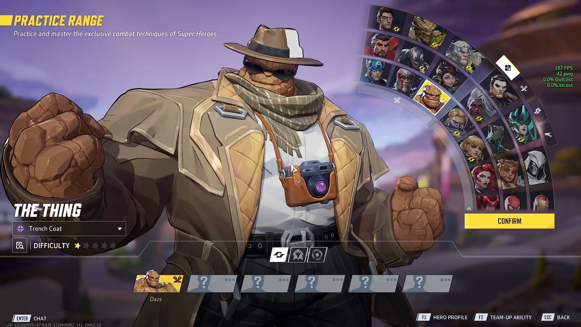 Trench Coat The Thing in Marvel Rivals (Image via NetEase Games)