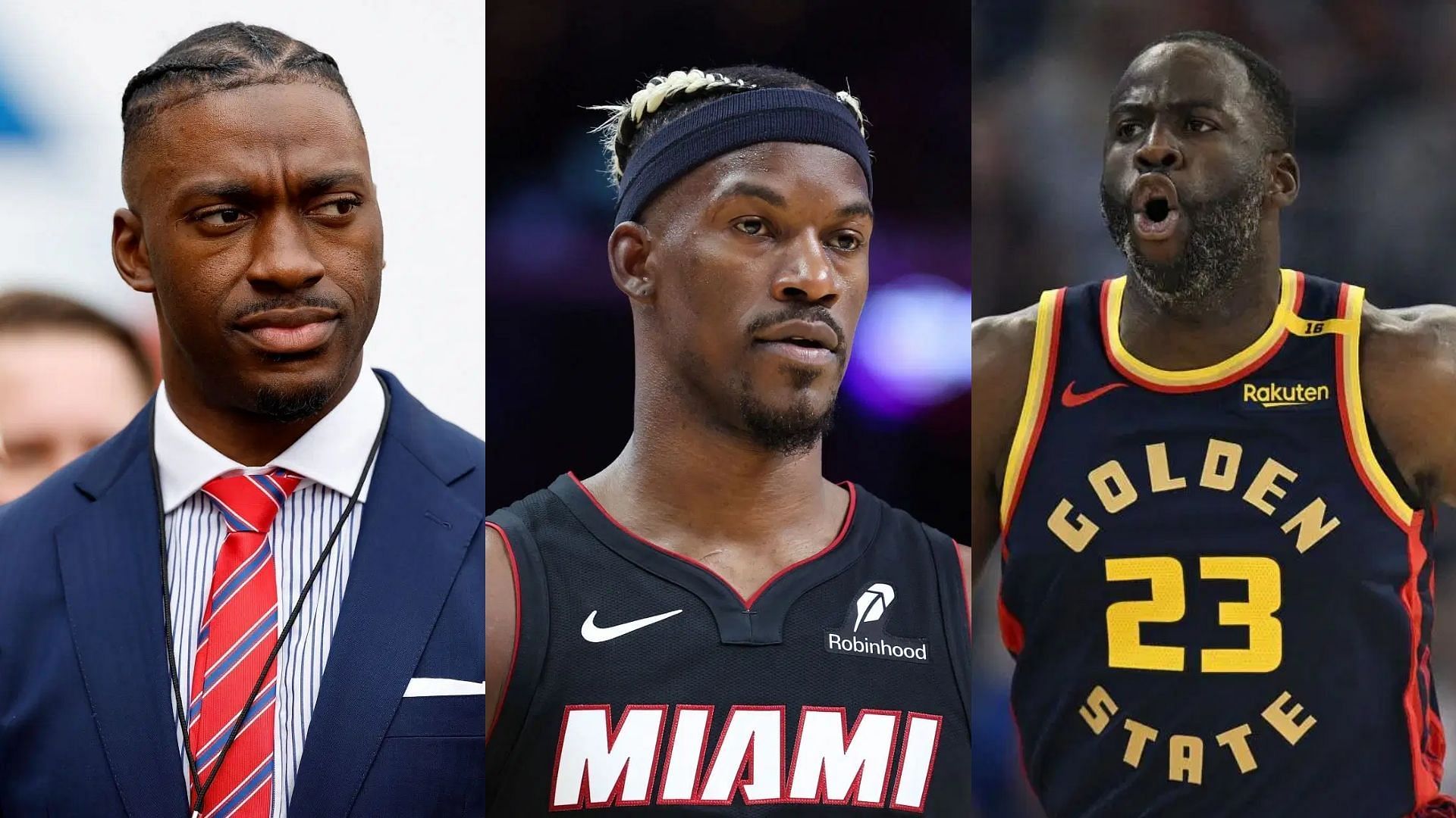 Robert Griffin III reacts to Jimmy Butler joining Draymond Green