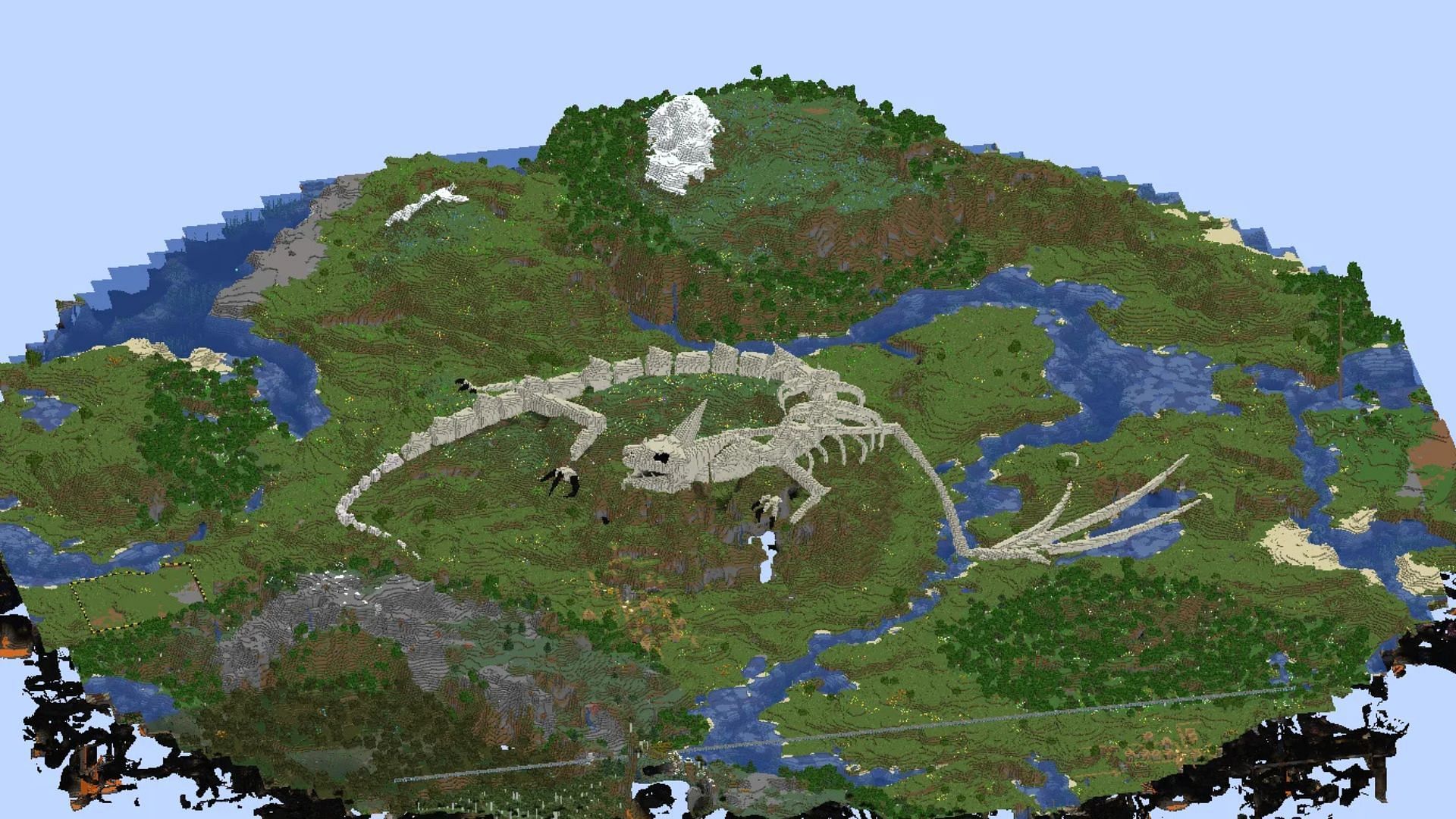 Minecraft dragon build 