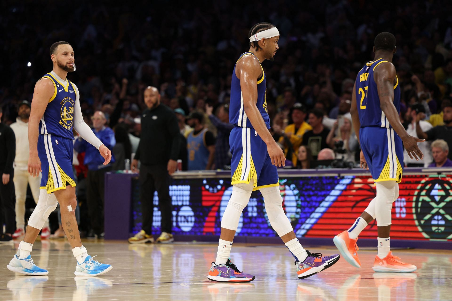 Golden State Warriors v Los Angeles Lakers - Game Four - Source: Getty