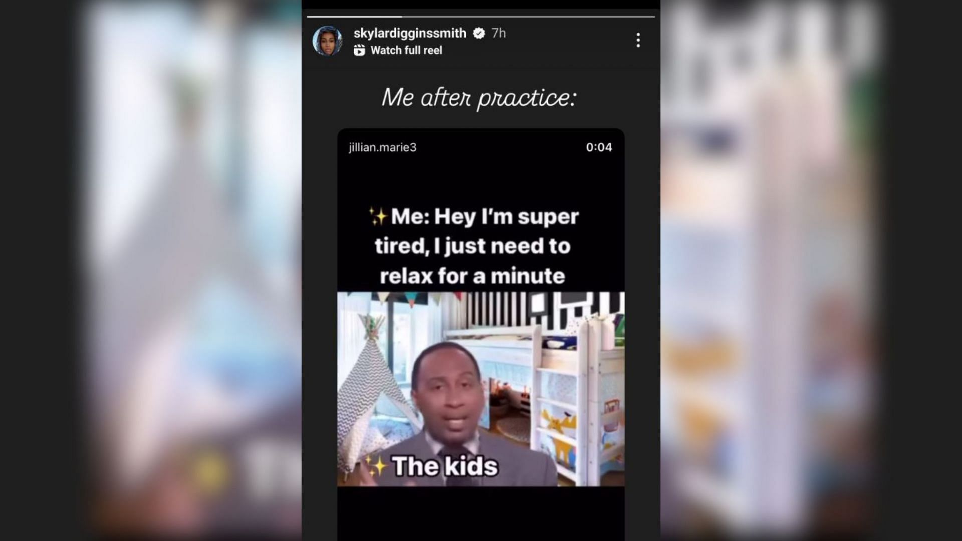 Skylar Diggins-Smith hilariously sums up being a mother and pro athlete with 3-word meme caption