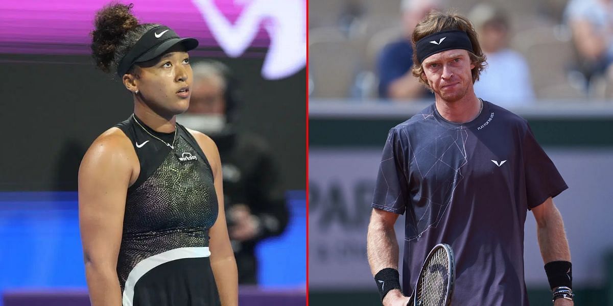 Naomi Osaka (L) Andrey Rublev (R) | Getty