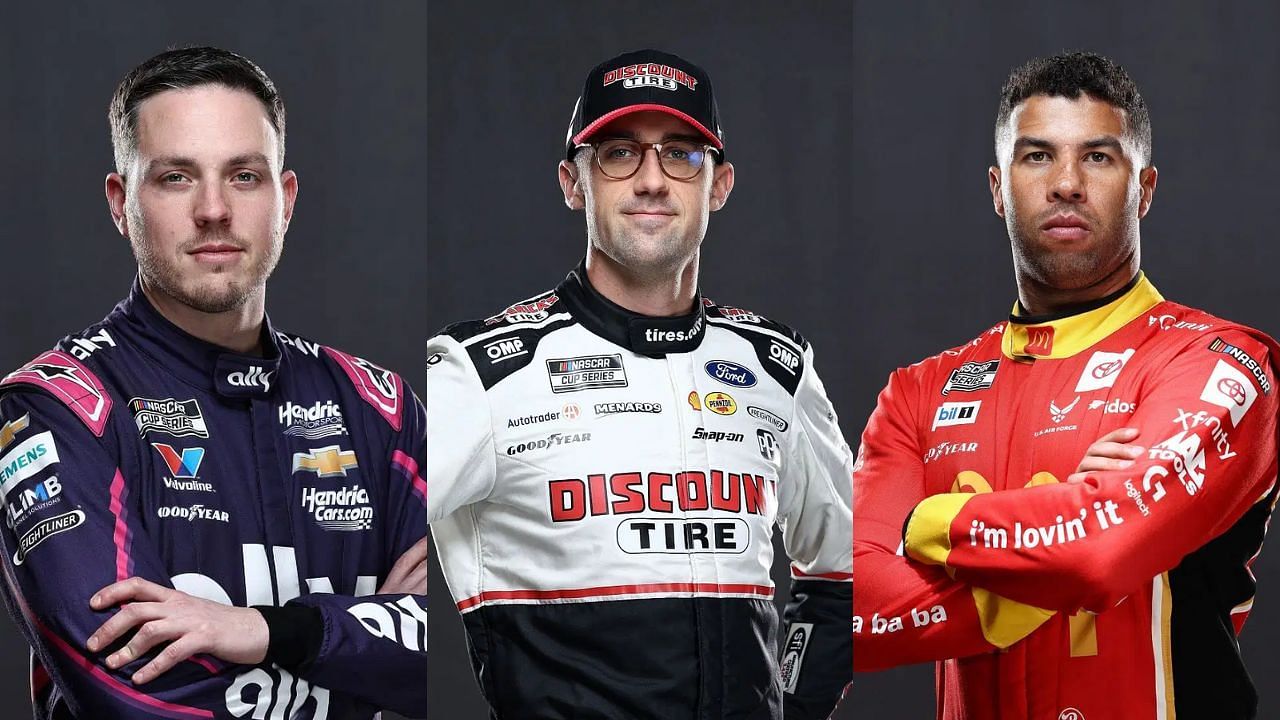 Alex Bowman, Austin Cindric, Bubba Wallace