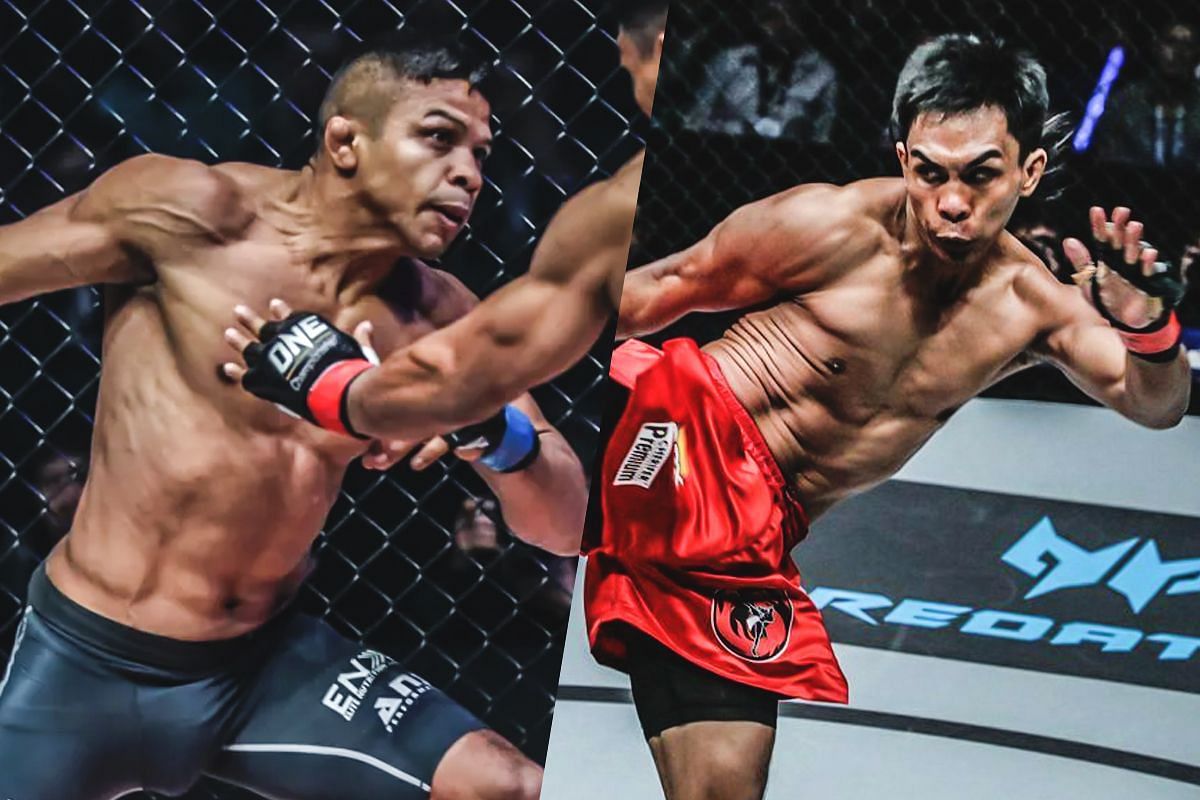 Bibiano Fernandes (L) and Kevin Belingon (R) | Photo by ONE Championship