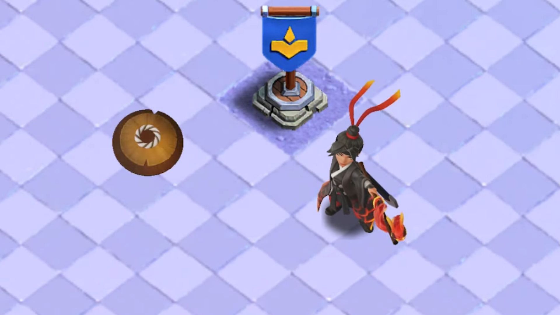 Royal Champion hurling her hat (Image via Supercell)