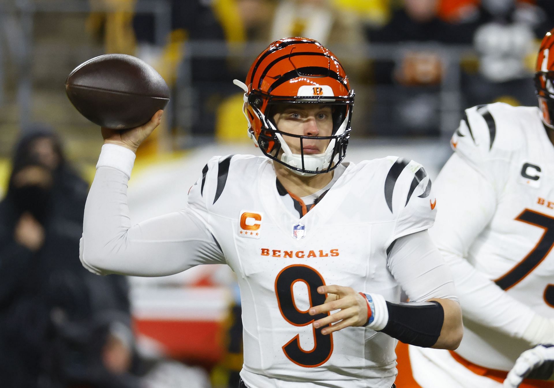 Joe Burrow during Cincinnati Bengals vs. Pittsburgh Steelers - Source: Getty: Getty