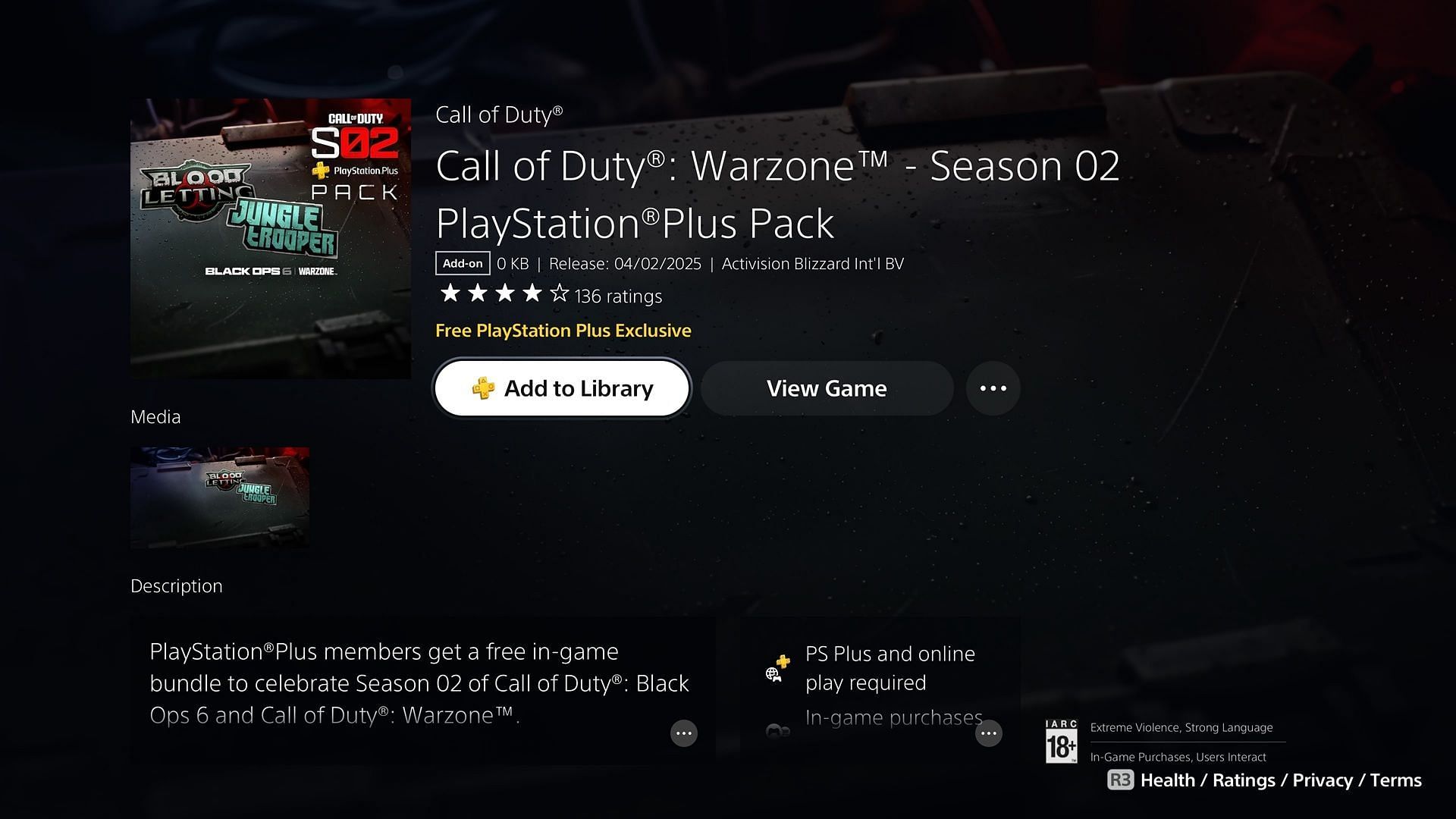 A quick guide to claiming the Black Ops 6 and Warzone PS Plus Season 2 pack (Image via PlayStation)