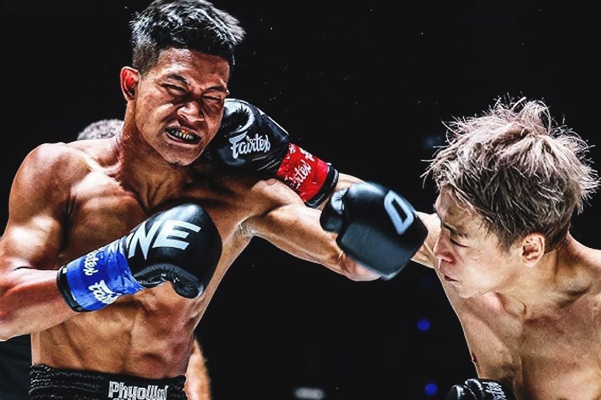 Takeru produced a comeback knockout of Thant Zin for his first win in ONE Championship. [Photo via: ONE Championship]