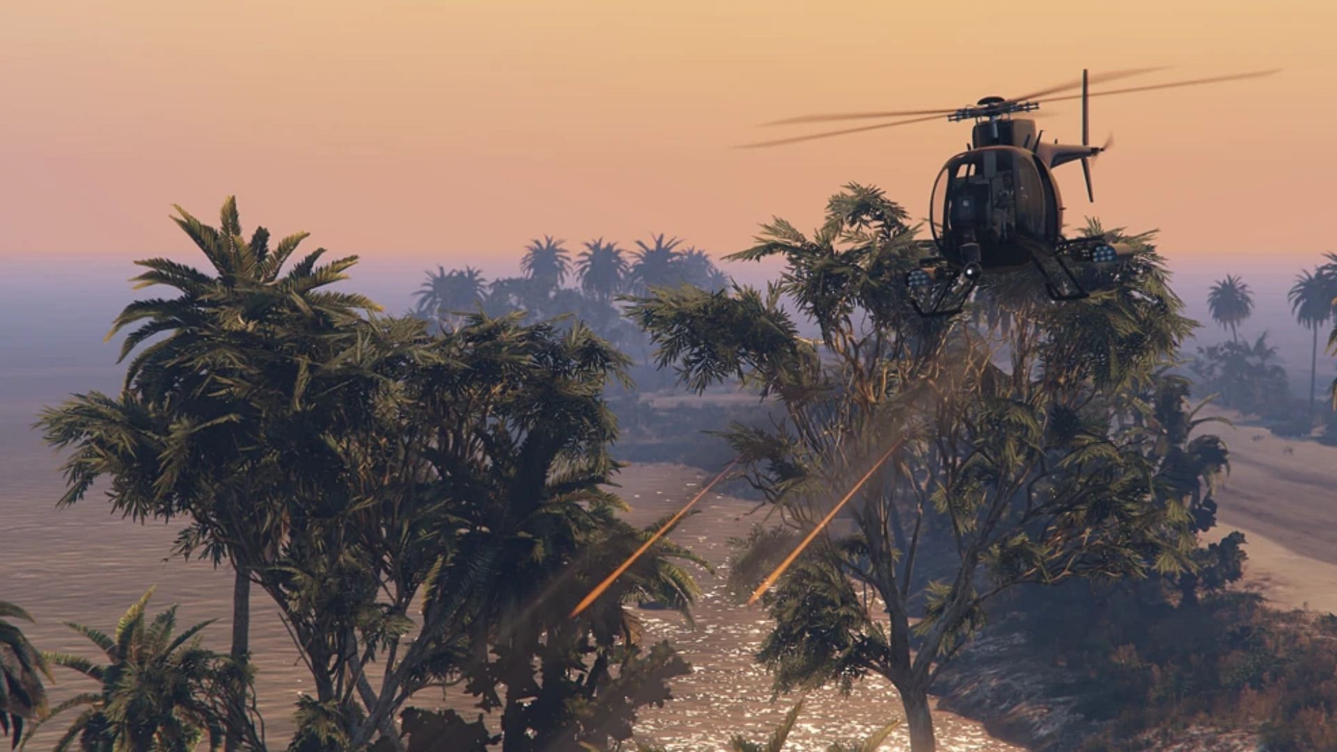 The Nagasaki Buzzard Attack Chopper can be your reliable companion on various missions (Image via Rockstar Games)