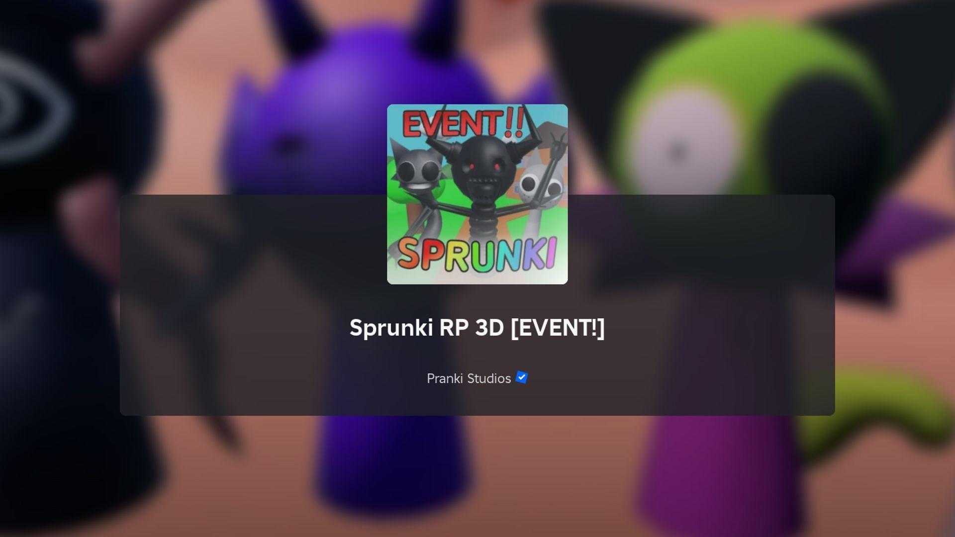 Sprunki RP 3D