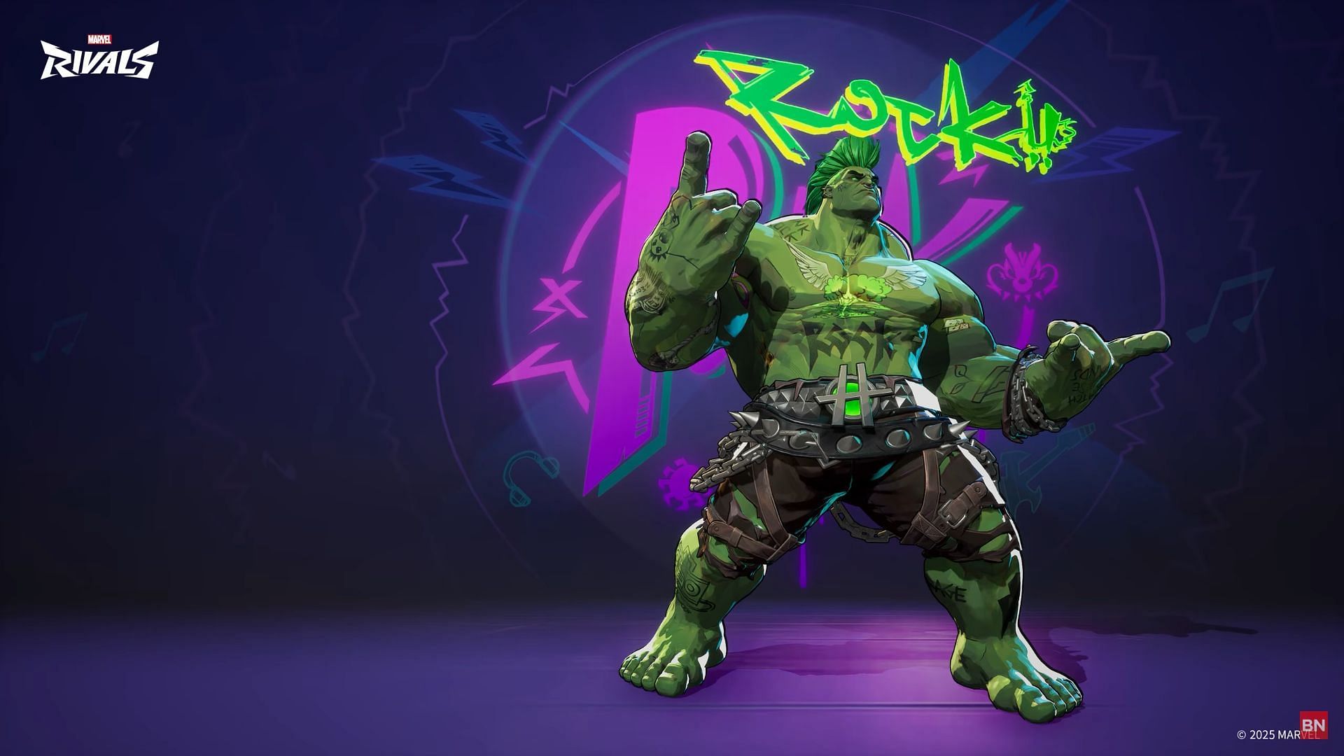 Unlocking the Hulk Punk Rage skin (Image via NetEase Games)