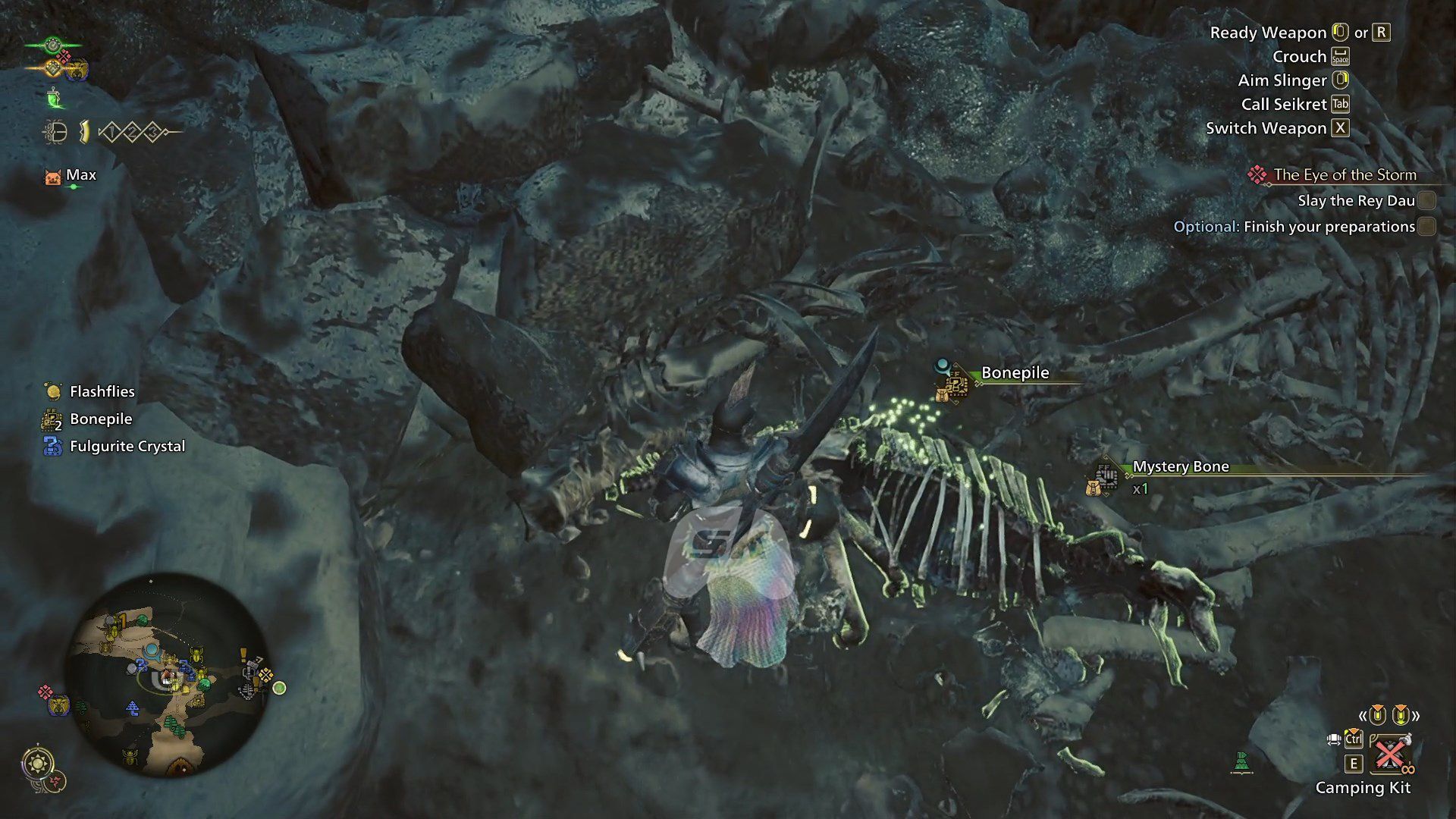 Where to find Mystery Bone in Monster Hunter Wilds